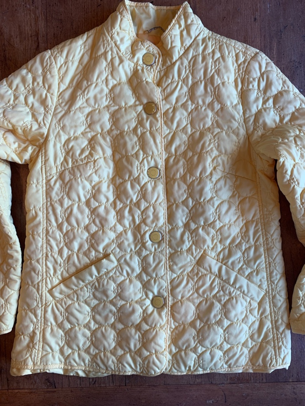 Charter Club Sunny Yellow Quilted Blazer - Picture 14 of 16